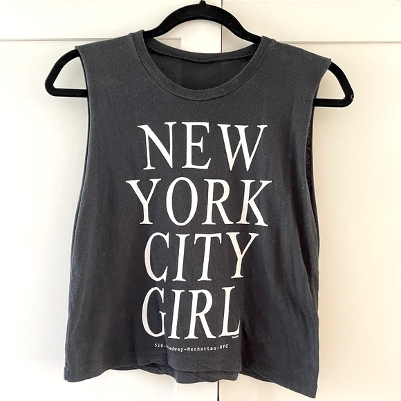 Brandy Melville NYC Girl Tee, S - Picture 1 of 6